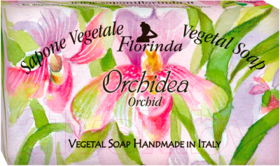 Мыло твердое Florinda Орхидея  / 62137 (100г)