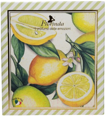 Подарочный набор Florinda Лимон (мыло 200г + саше ароматическое 3шт)