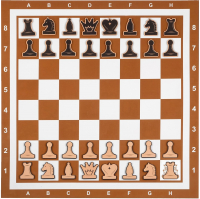 Шахматы Время игры Демонстрационные / 9562047 (коричневый) - 