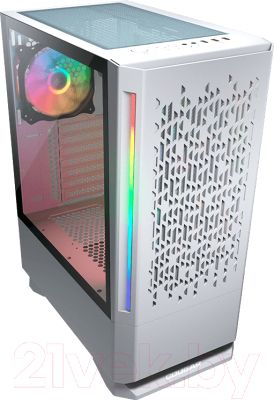 Корпус для компьютера Cougar MX430 Air RGB / CGR-51C6W-AIR-RGB (белый)