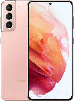 Смартфон Samsung Galaxy S21 128GB / 2ASM-G991BZIDSEK восстановленный Грейд A (розовый)