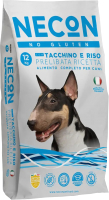 Сухой корм для собак Necon Для взрослых собак всех пород с индейкой и рисом / NECN12 (3кг) - 