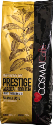 Кофе в зернах Cosmai Caffe Prestige 30% Арабика 70% Робуста (1кг)