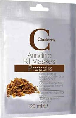 Маска для лица кремовая Claderm Propolis (20мл) -