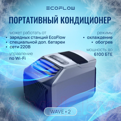 Мобильный кондиционер EcoFlow Wave 2