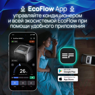 Мобильный кондиционер EcoFlow Wave 2