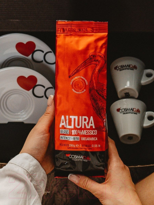 Кофе в зернах Cosmai Caffe Altura Mexico 100% Арабика (250г)