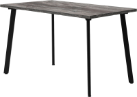 Обеденный стол Millwood Шанхай 120x70x75 (сосна пасадена/металл черный) - 