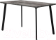 Обеденный стол Millwood Шанхай 120x70x75 (сосна пасадена/металл черный) - 
