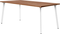 Обеденный стол Millwood Шанхай 160x80x75 (дуб табачный Craft/металл белый) - 