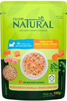 Влажный корм для собак Guabi Natural С курицей, лососем, цельнозерновыми заками и овощами (100г) - 