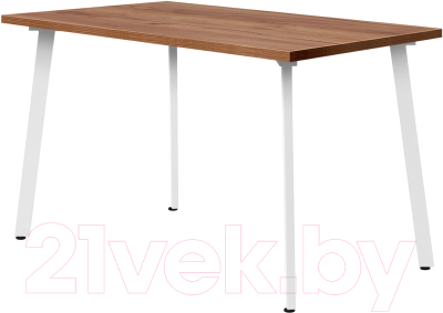 Обеденный стол Millwood Шанхай 120x70x75 (дуб табачный Craft/металл белый)