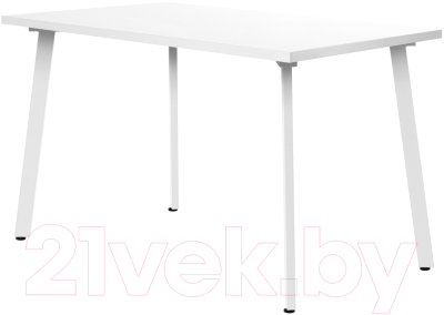 Обеденный стол Millwood Шанхай 120x70x75 (белый/металл белый)
