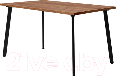 Обеденный стол Millwood Шанхай 130x80x75 (дуб табачный Craft/металл черный)