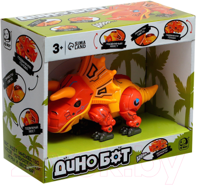 Робот IQ Bot Динобот MY66-Q1208 / 9768435 (оранжевый)