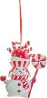 Елочная игрушка Kurt S. Adler Снеговик со сладостями / D4116 - 