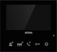 Монитор для видеодомофона Arsenal Афина Pro (черный) - 