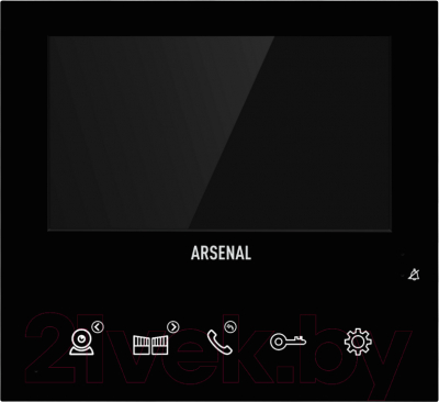 Монитор для видеодомофона Arsenal Афина Pro (черный)
