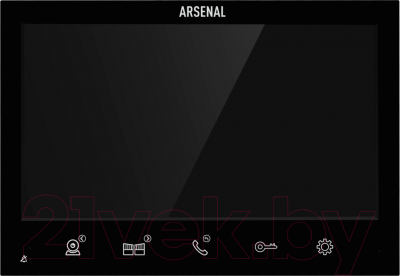 Монитор для видеодомофона Arsenal Грация Pro (черный)