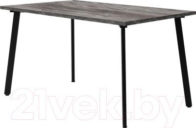 Обеденный стол Millwood Шанхай 130x80x75 (сосна пасадена/металл черный)
