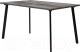Обеденный стол Millwood Шанхай 130x80x75 (сосна пасадена/металл черный) - 