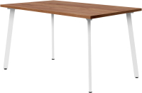 Обеденный стол Millwood Шанхай 130x80x75 (дуб табачный Craft/металл белый) - 