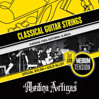 Струны для классической гитары Medina Artigas 520