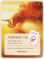 Маска для лица тканевая Tony Moly Pureness 100 Snail Mask Sheet (21мл) - 