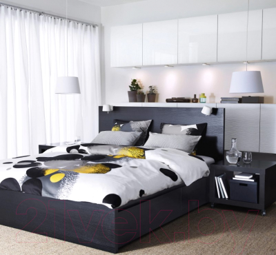 Двуспальная кровать Ikea Мальм 092.109.99