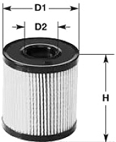 Топливный фильтр Clean Filters MG1616 - 