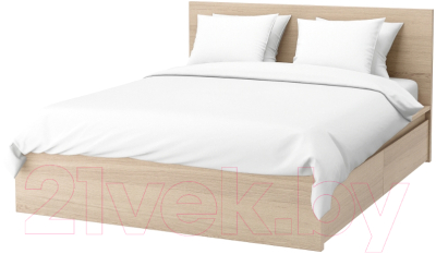 Двуспальная кровать Ikea Мальм 492.109.40