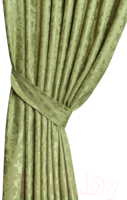 Штора Mafy Larnaka с подхватом (200х270, зеленый)
