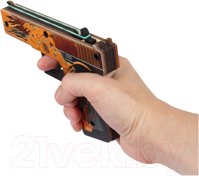 Пистолет игрушечный Три совы Glock-18. Реликвия / ПД2ГЛ001