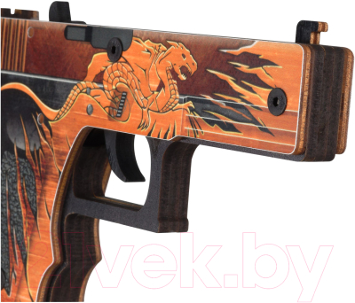 Пистолет игрушечный Три совы Glock-18. Реликвия / ПД2ГЛ001