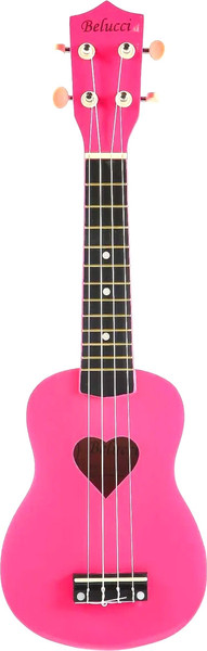 Изображение товара Укулеле Belucci B21-11 Heart Rose Pink
