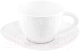 Чашка с блюдцем Elan Gallery Арбер / 510060 (2пр, белый) - 