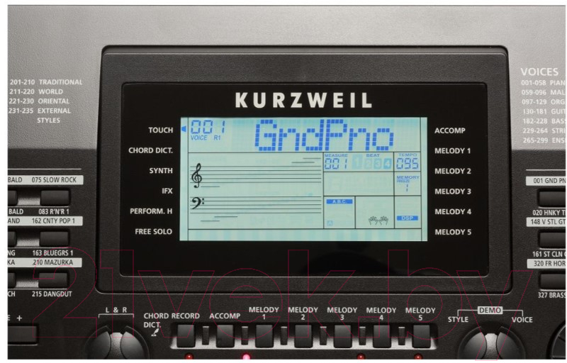 Синтезатор Kurzweil KP200 LB