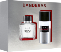 Парфюмерный набор Antonio Banderas Power Of Seduction 2024 for Man Туалетная вода+Дезодорант (100мл+150мл) - 