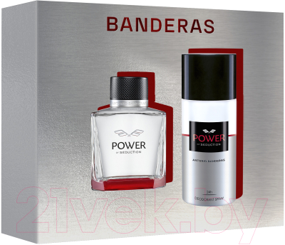 Парфюмерный набор Antonio Banderas Power Of Seduction 2024 for Man Туалетная вода+Дезодорант (100мл+150мл)
