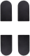 Комплект накладок на скрытые петли AGB Eclipse 3.0 Е302001293 (4шт, черный) - 
