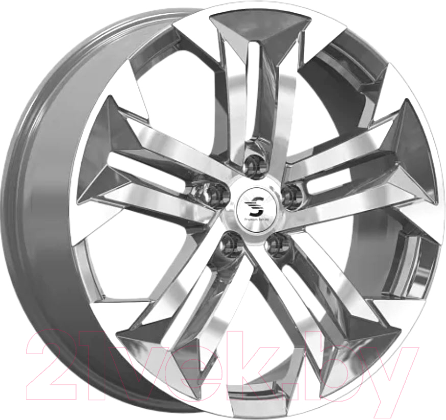 Литой диск SKAD Premium КР015 Exeed TXL/VX 19x7.5" 5x108мм DIA 65.1мм ET 36мм (Diamond Gloss Graphite)