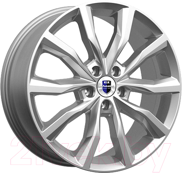 Литой диск K&K Портер 18x7.5" 5x108мм ET 47мм DIA 60.1мм Дарк платинум