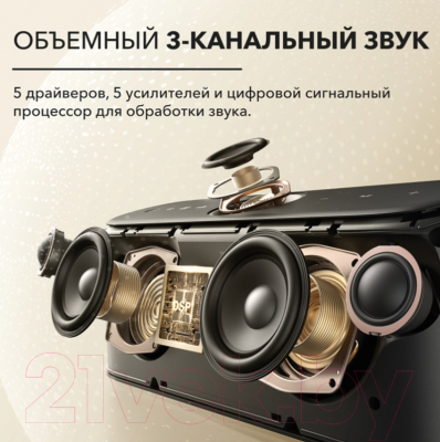 Портативная колонка Anker SoundCore Motion X600 / SDC-A3130011-BK (черный)