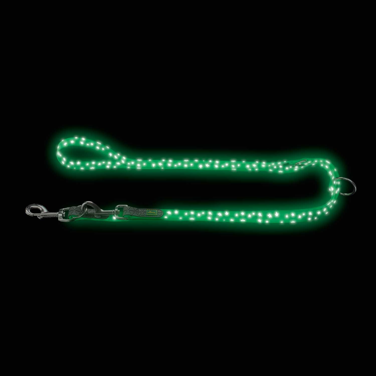 Поводок HUNTER T-Leash Convenience Refl Glow / 69157 (15/200, белый/звезды) — фото 2