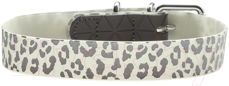 Ошейник HUNTER Collar Convenience Refl Glow / 69163 (55/M-L, леопард)