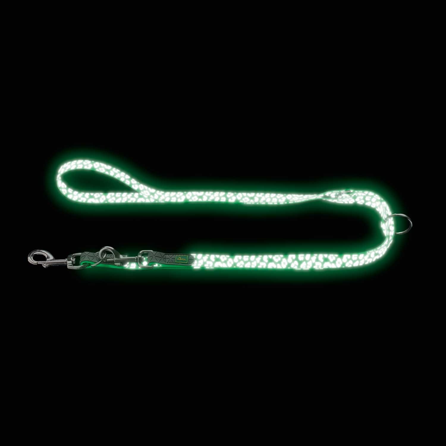 Поводок HUNTER T-Leash Convenience Refl Glow / 69168 (15/200, леопард) — фото 2