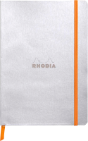 Записная книжка Rhodia Rhodiarama / 117501C (80л, серебряный) - 