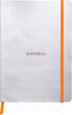 Записная книжка Rhodia Rhodiarama / 117501C (80л, серебряный)