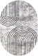 Ковер Merinos Sign 1918-060-OVAL (1x2) - 