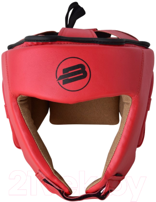 Боксерский шлем BoyBo BH200 боевой (M, красный)